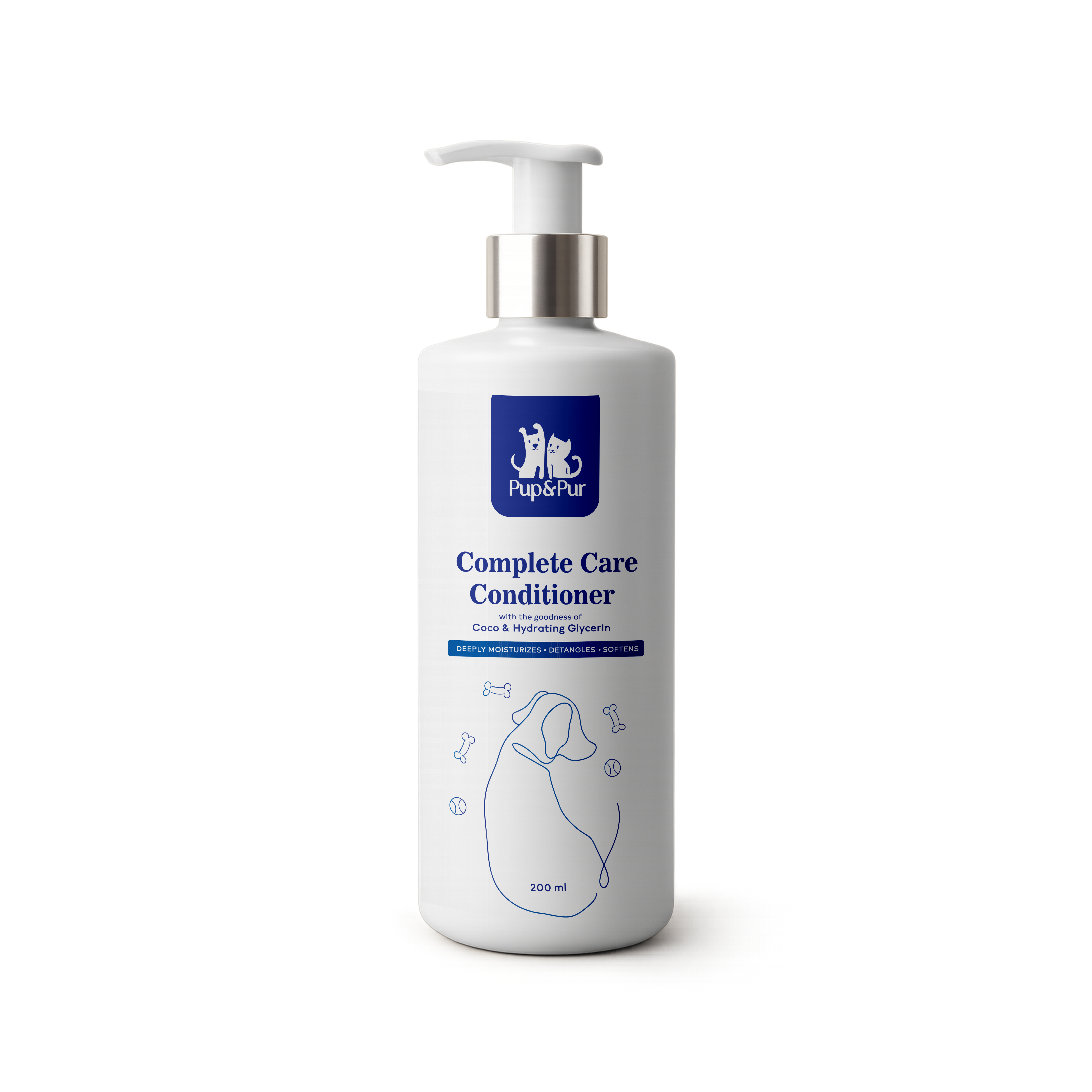 Pup & Pur Complete Care Conditioner for Dogs | Deep Moisturizing & Detangling | 100 ml