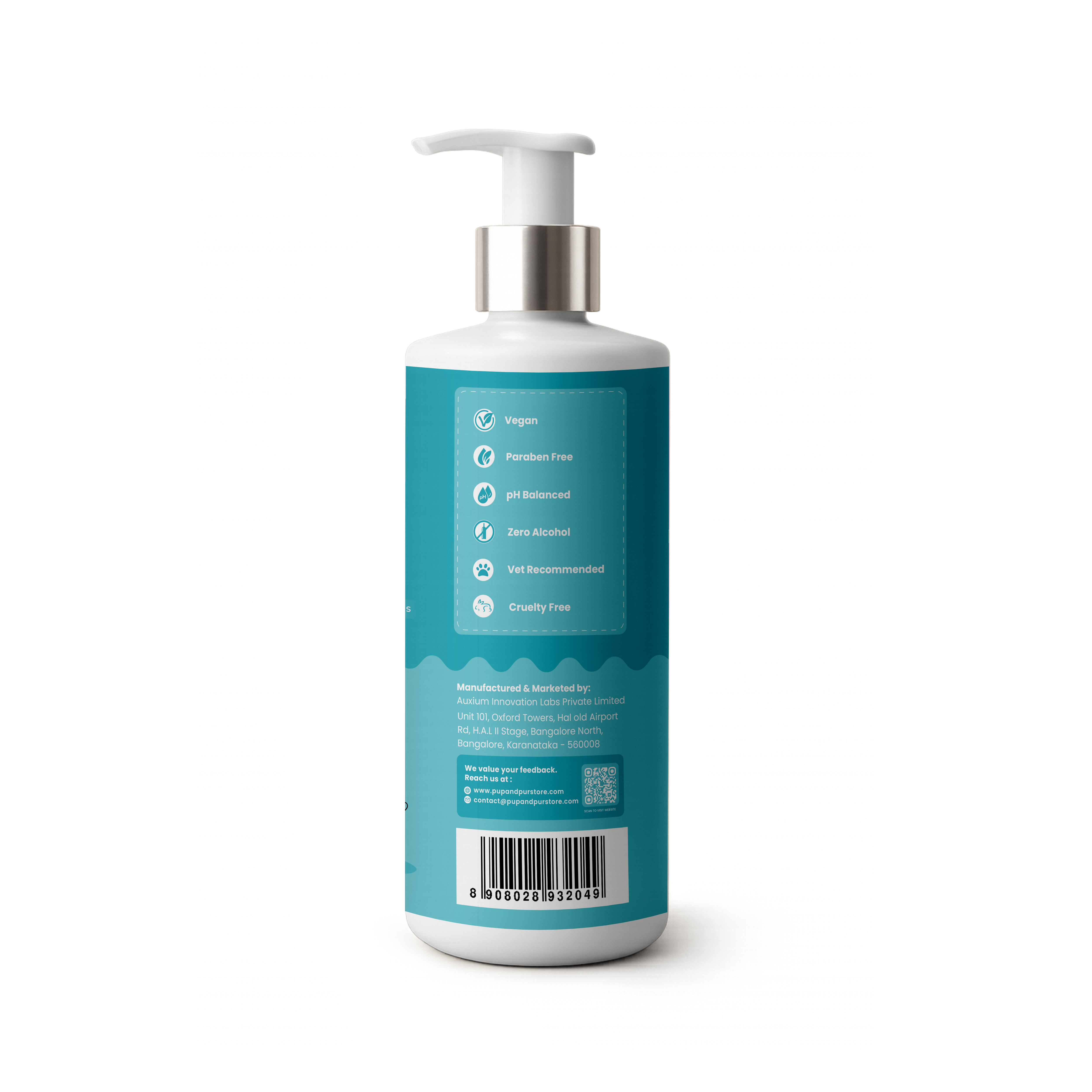 Pup & Pur 4-in-1 Shampoo for Dogs & Cats | Clean, Condition, Hydrates & Anti Hairfall  | 200 ml
