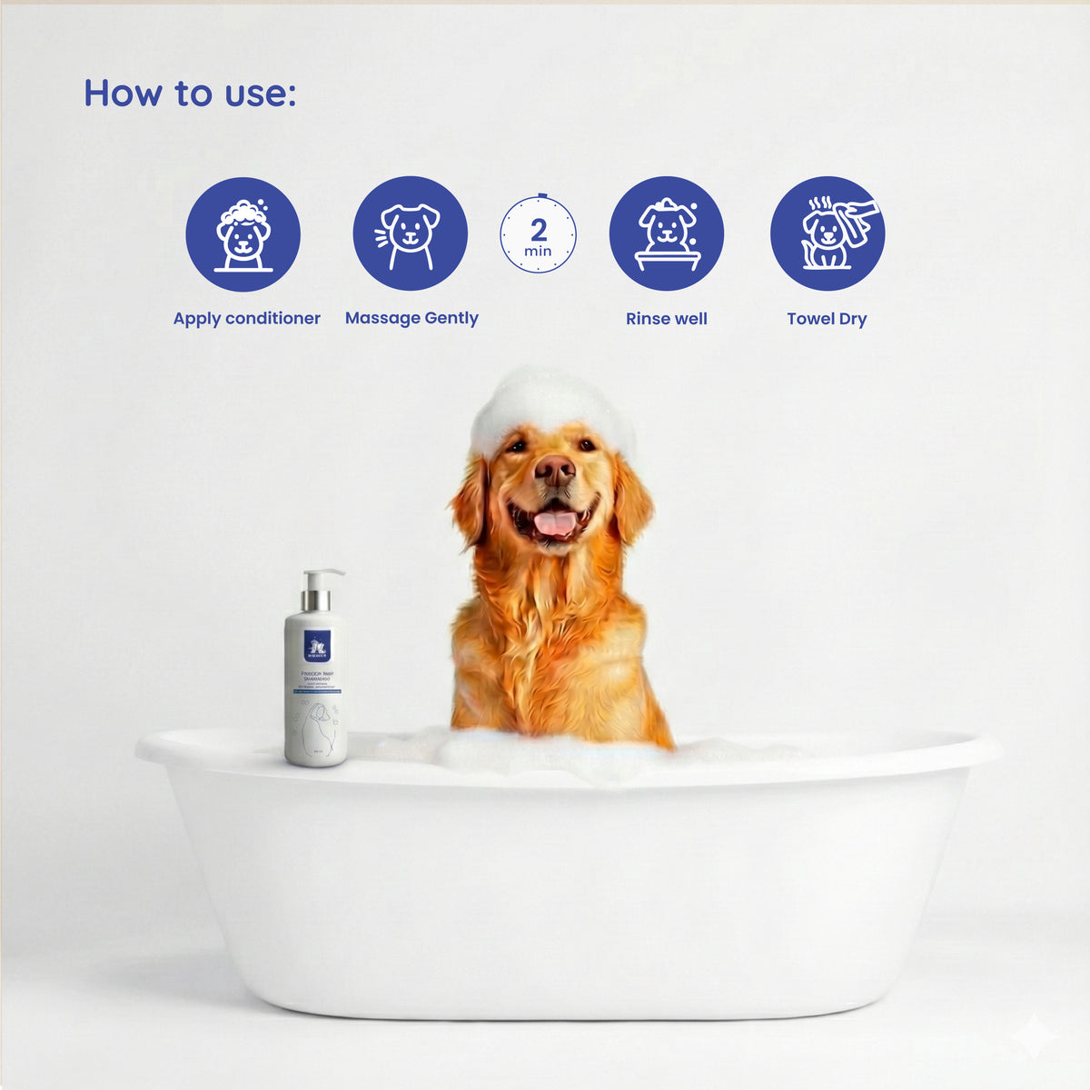 Pup & Pur Complete Care Conditioner for Dogs | Deep Moisturizing & Detangling | 100 ml