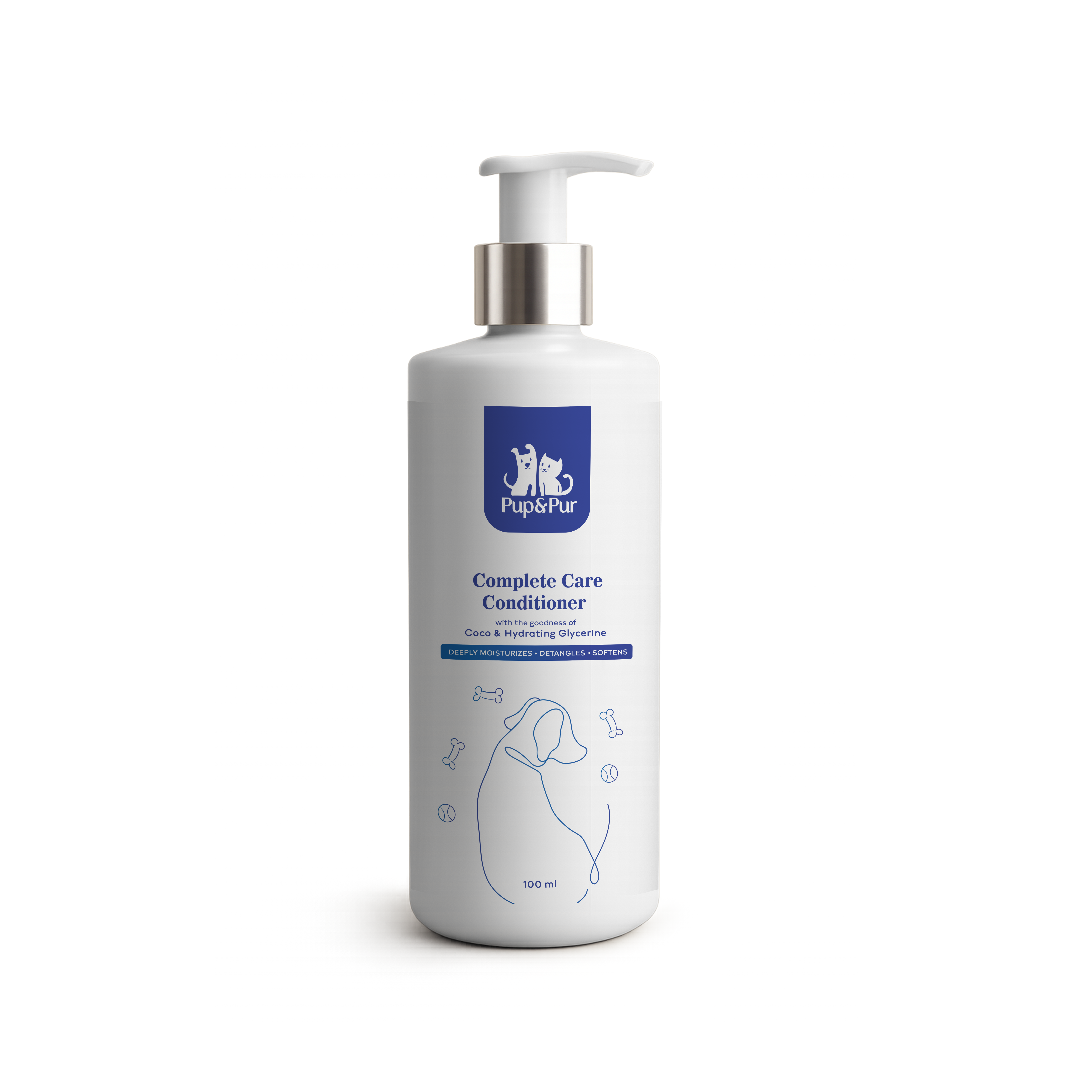 Pup & Pur Complete Care Conditioner for Dogs | Deep Moisturizing & Detangling | 100 ml